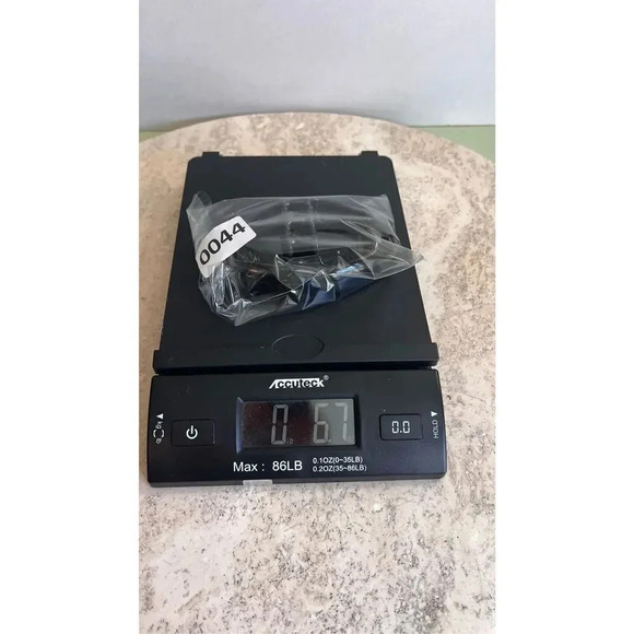 Vintage Snuf-A-Rette Oblong End Table Ashtray Black Made in USA 3 x 5" - Picture 7 of 8